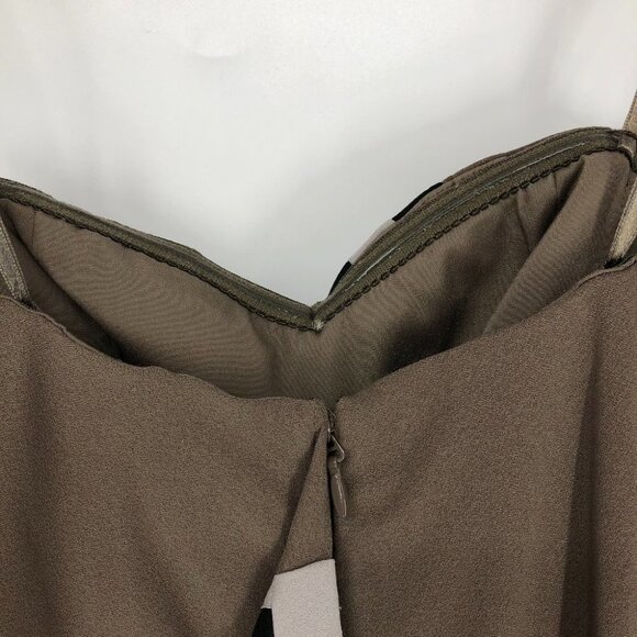 BCBGMaxAzria Runway Fall  2010 Handkerchief Strapless Light Fati Dress size 0 - Picture 7 of 16